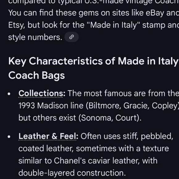 Coach Backpack Vintage Black Leather ITALY Bucket Bag 90s Sonoma Cinch Sling Pur - Picture 10 of 16